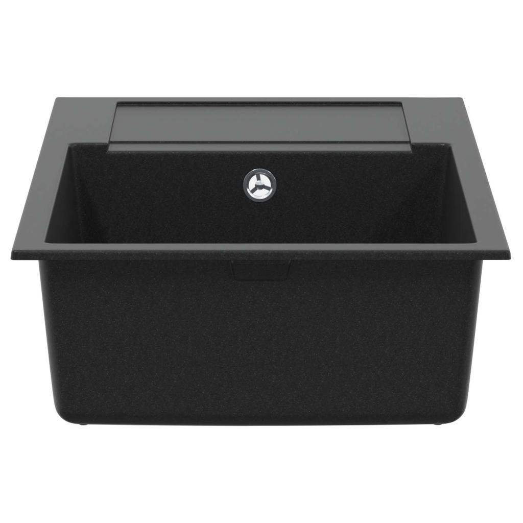 Black Kitchen Sink 780 X 500 Mm 80percent Quartz and 20percent Resin