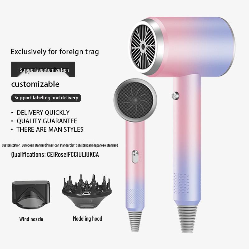 High-Speed Hair Dryer with Blue Light for Salon-Quality Hair Care