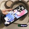 ReZero Rem Ram Matte Surface Magsafe Mobile Phone Case for iPhone 17 16 15 14 13 12 11 Air Pro Max Plus Colorful Cover
