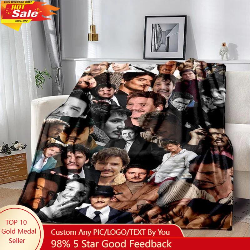 Jose Pedro Balmaceda Pascal Mosaic Soft Plush Blanket,Flannel Blanket Throw Blanket for Living Room Bedroom Sofa Custom blankets 75X95CM