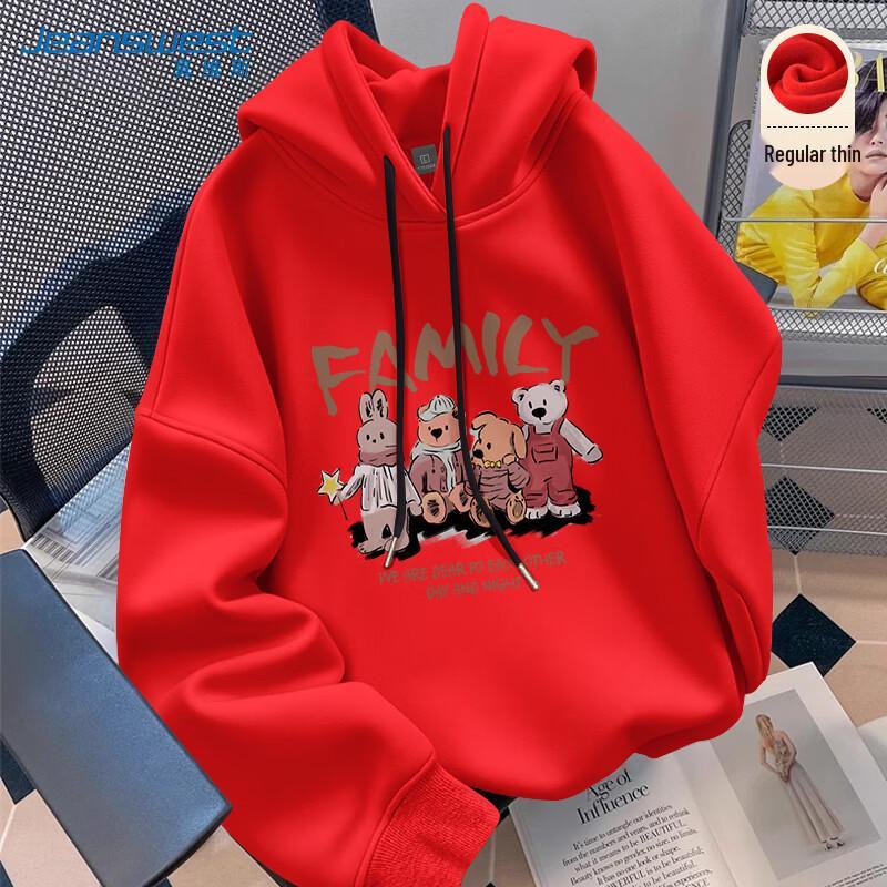 Jeanswest Men s Cartoon Graphic Heavyweight Round Neck Pullover Sweatshirt 4XL