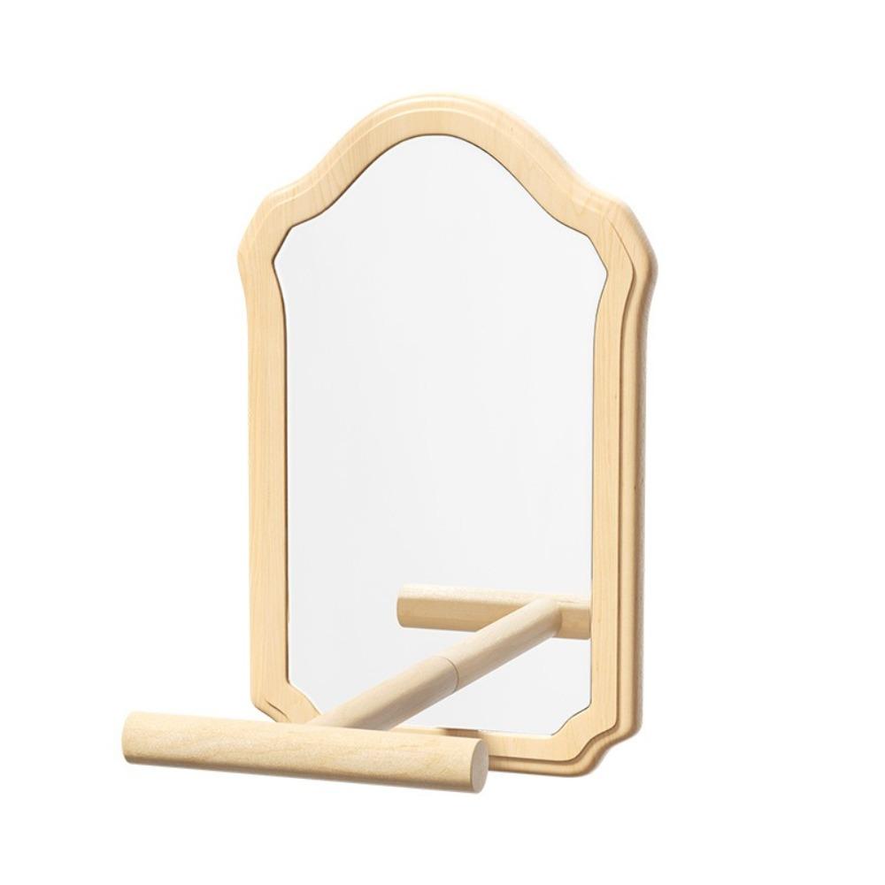 

Wear-Resisting Parrot Mirror Toy Bite-Resistance Interactive Bird Toy Bird Perching S хаки