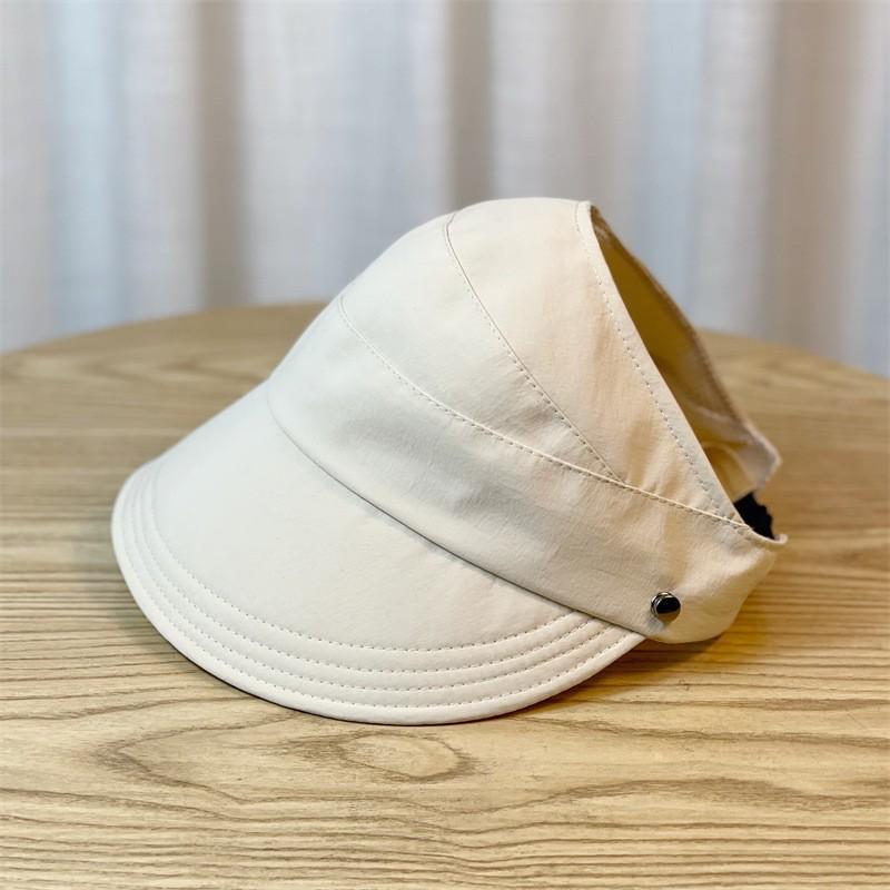 Women's Ponytail Sun Hat: Summer 2024 Breathable, Quick-Drying, Open-Top Baseball Cap Sunshade