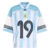 Torna la Maglia Remix Argentina 'Azzurro Bianco Nero' Uomo KD5982