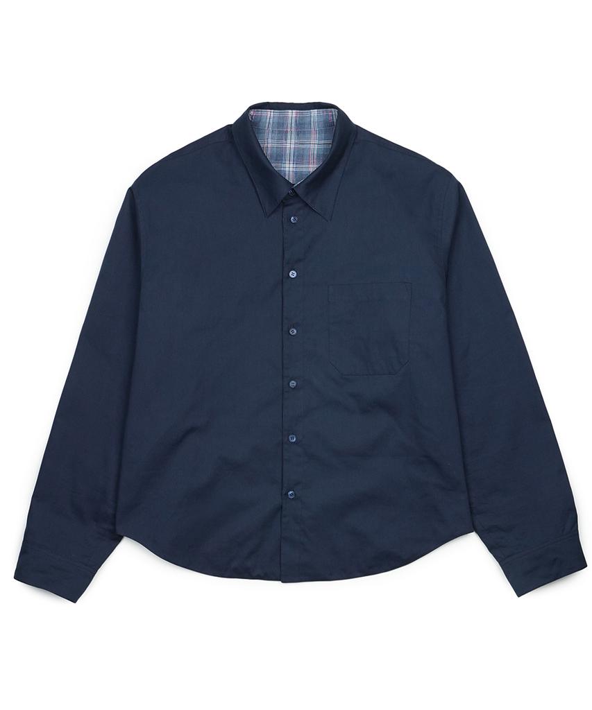 YIYAE Reversible Shirts _ Navy Blue