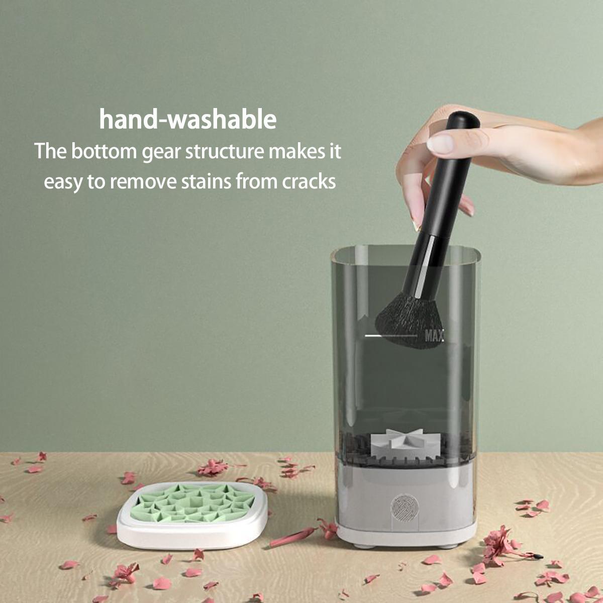 

1pcs Portable USB Plug Electric Makeup Brush Cleaner with Rubber Makeup Machine Electric USB Quick Cleaning Brush,Quick Cleaning Other серый