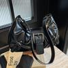 Y2K Retro Plissierte Hobo Schultertasche für Damen Heißer Verkauf Maillard Stil Unterarmtasche Clutch Handtaschen für Reise Arbeit Einkaufen