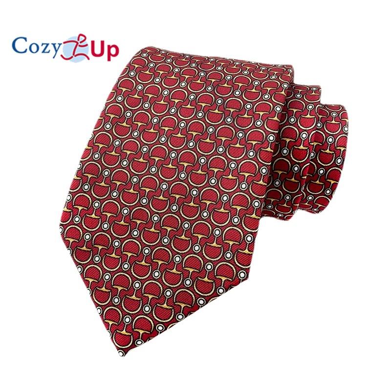 Cozy Up New Tie Men Vintage Print 146x8x3.5cm Holiday Party Wedding