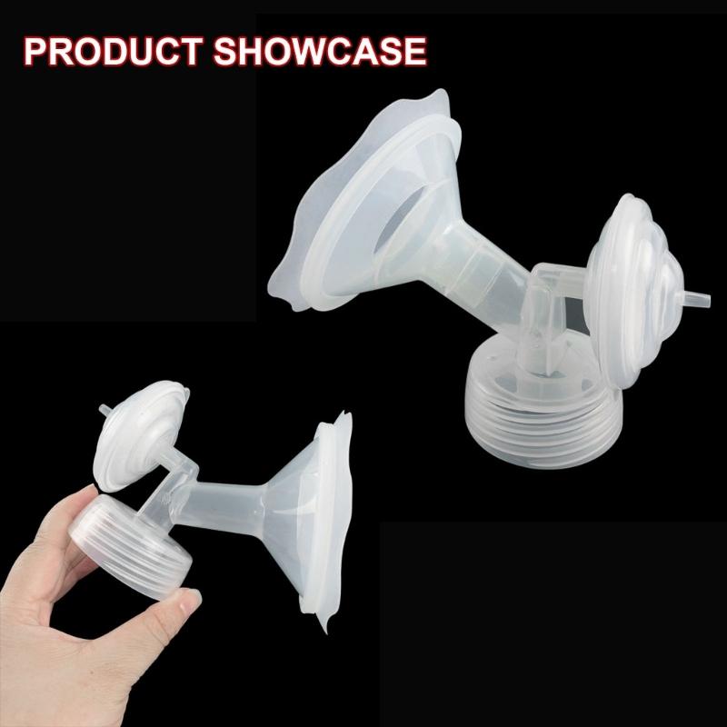 Stillunterstützung Weiches Silikon 102MM Pump-Abschirmkissen Brustpumpe Massagekissen Brustpumpenflansche für Mutter