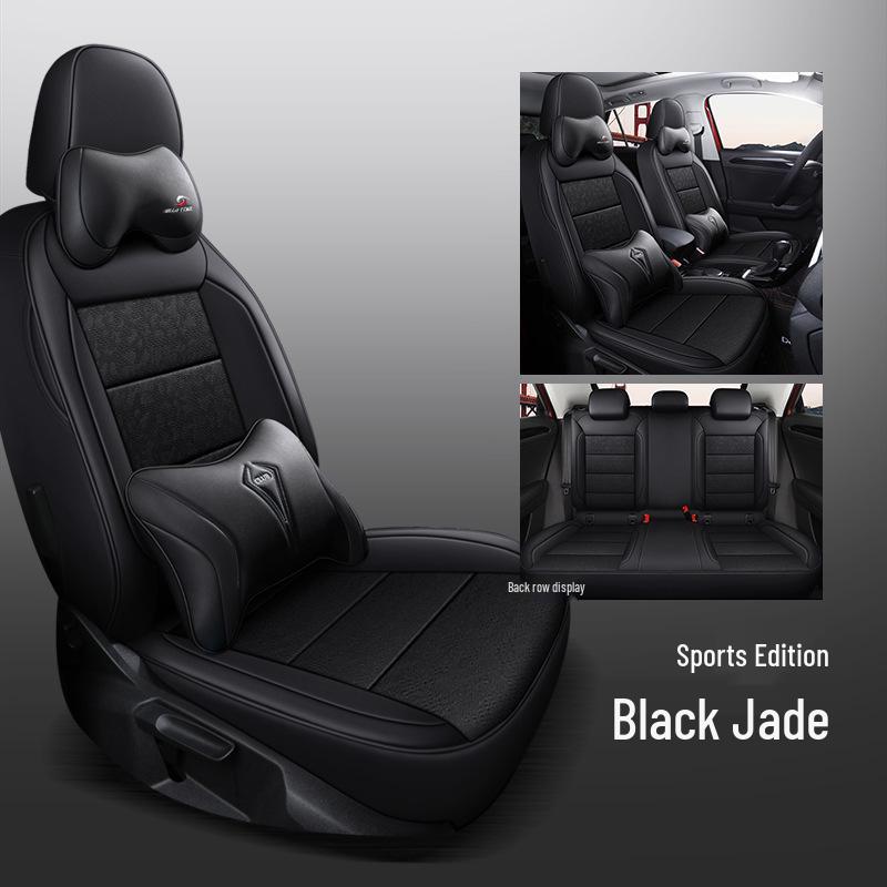 CLY Custom Leather Seat Covers for Volkswagen T-ROC: All-Season Sport Cushion Pads