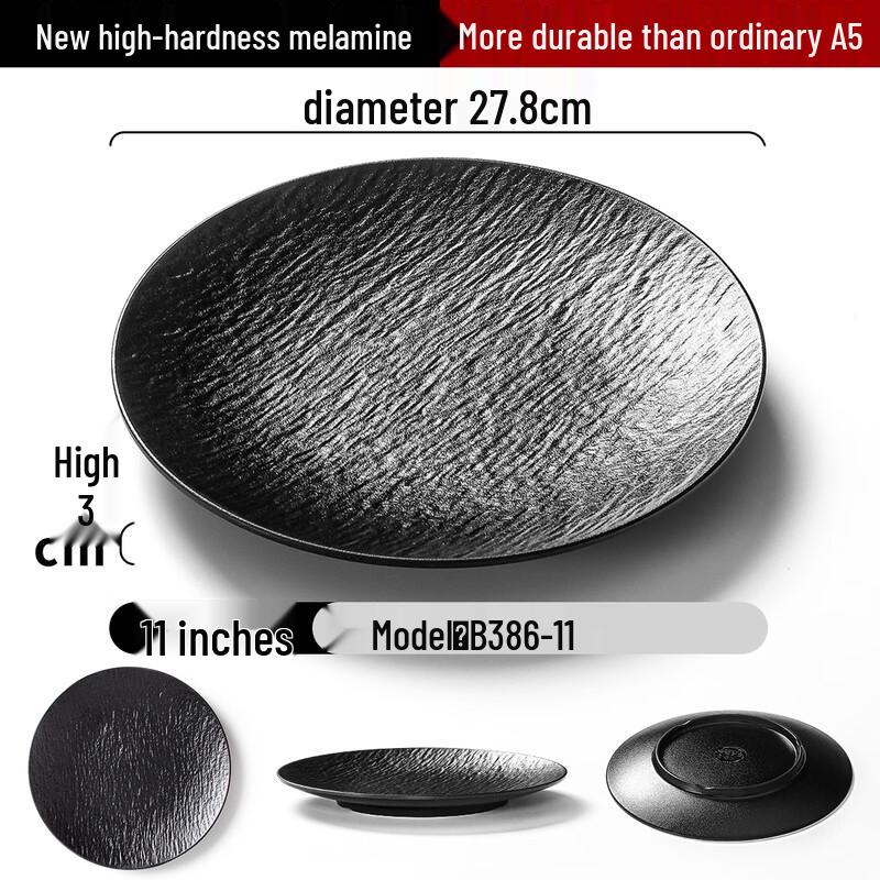 

Melamine Western Steak Plate