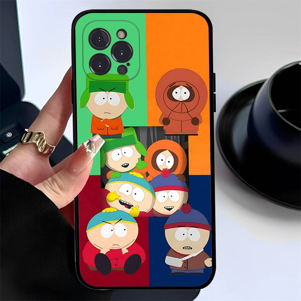 Funny S-South-Park Cute Phone Case For IPhone 17 16 Pro Max 15 14 13 12 11 Mini Plus Phone Cover