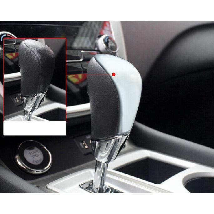 For Nissan Murano 2015-2021 ABS Silver Central Console Gear Shift Knob Trim 1PCS