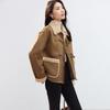 HSTYLE Women's Faux Fur Lined Toggle Button Winter Coat
