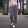 2025 Women's High Waist Straight-Leg Corduroy Pants: Versatile, Casual, Loose-Fit Woolen Pleated Solid Color Long Pants
