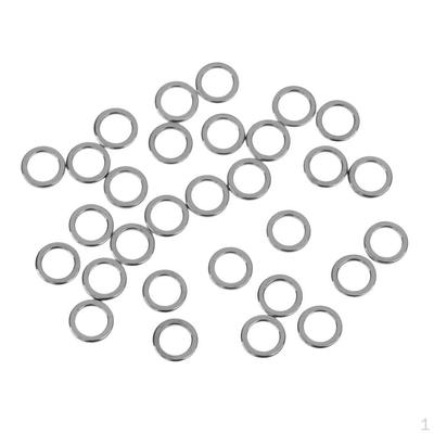 30 Pcs Carp Fishing Round Rig Rings Line Connector