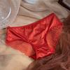 Lace Butterfly Low-Rise Panties - Breathable Ice Silk