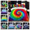 Color tie dyeing Comfortable Duvet Quilt Cover Pillowcase Bedding Set Children Bedroom Decoration Home Textile