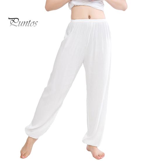 

Унисекс шаровары средней посадки с эластичной резинкой на талии повседневные свободные брюки однотонные спортивные легкие брюки универсальная одежда M белый