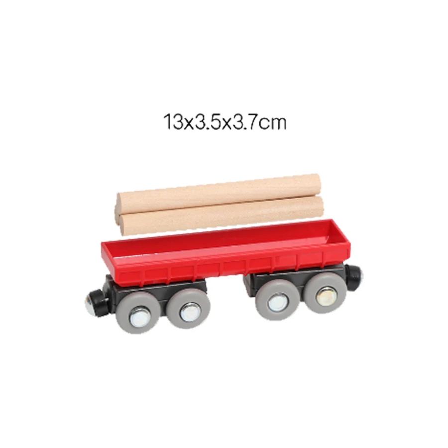 Non-Toxic Wooden Track Electric Locomotive Train Magnetic Car Toy For All Brand Wooden Train Track Railway Toys For Kids Educational Toys
