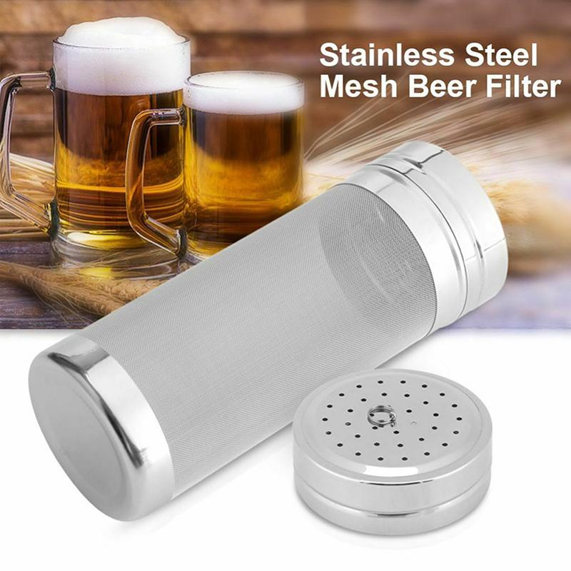 Edelstahl Bier Dry Hop Filter 300 Mikron Netz Cornyl Keg Braufilter Kartusche Homebrew Hop Spinne Siebrohr