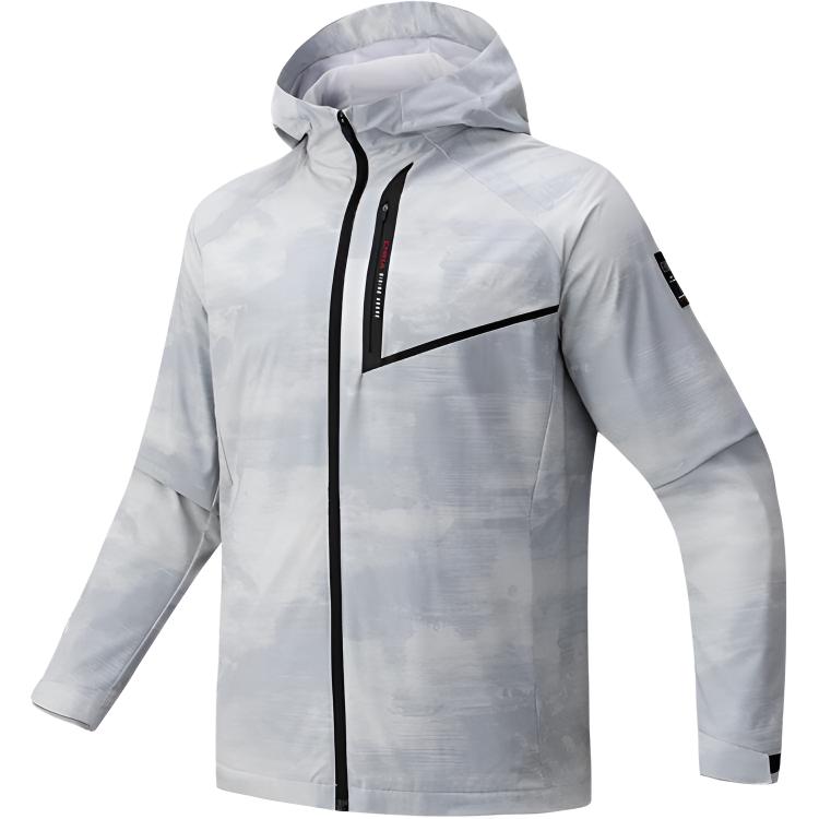 Anta Куртка с капюшоном на молнии из серии Training, удобная мужская куртка 152617616-1 XL
