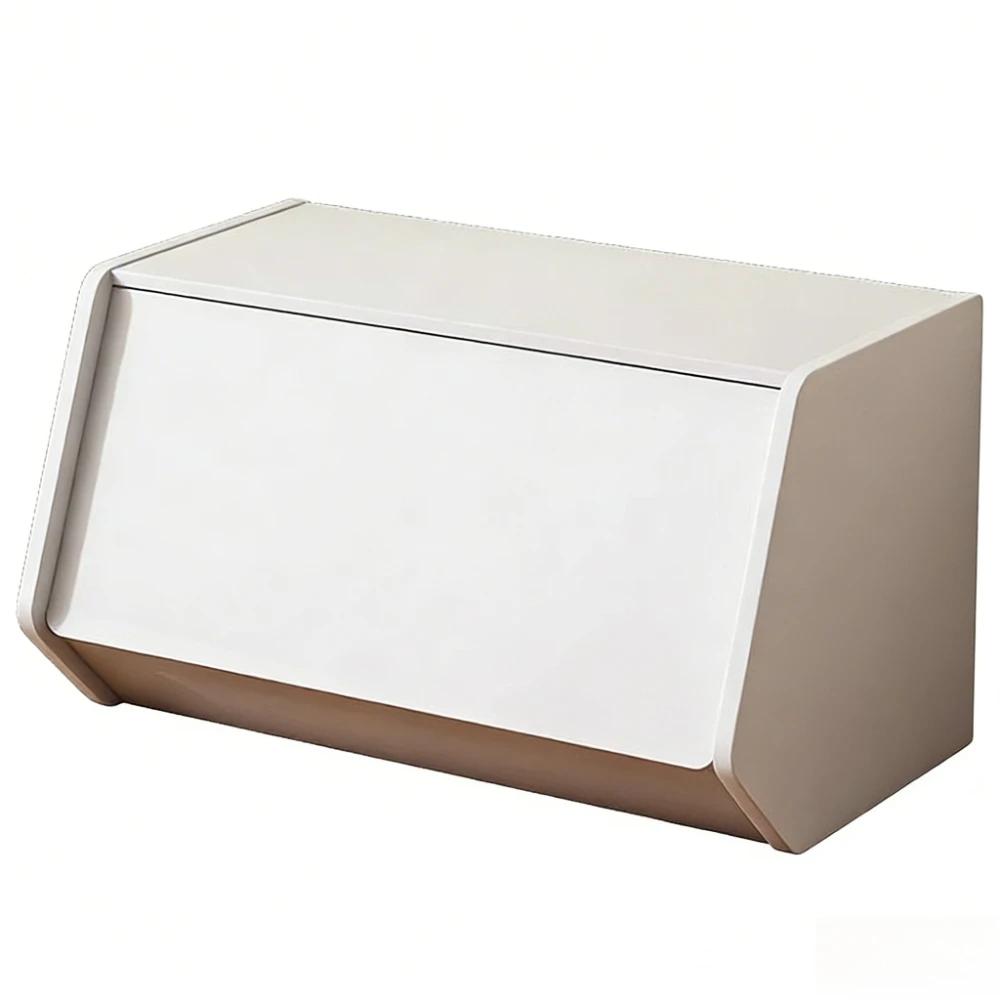 Display Cabinet Storage Bookcase Toy Storage Box Bedside Cabinet Household Doors Durable Organization Solution for Home Office