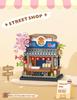 MEIEST 3 Mini City Shop Street View Building Blocks Model Set, Simulation Architecture Collection Particle Construction Building Brick Toy, Home