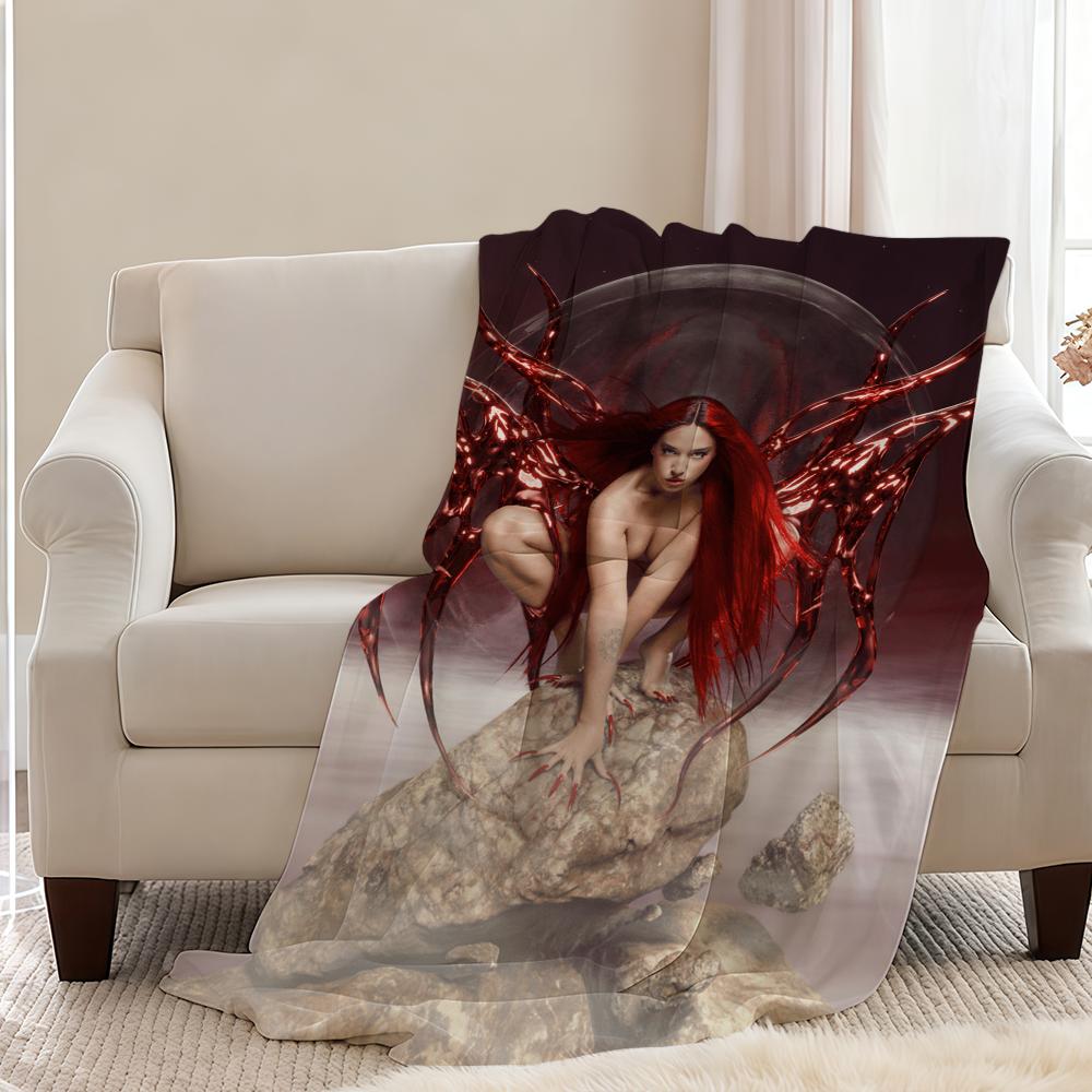 DRAGON Blanket NAVE Throw Super Cosy Plush Living Room Lola Sofa Couch Indigo Childish Birthday Gifts