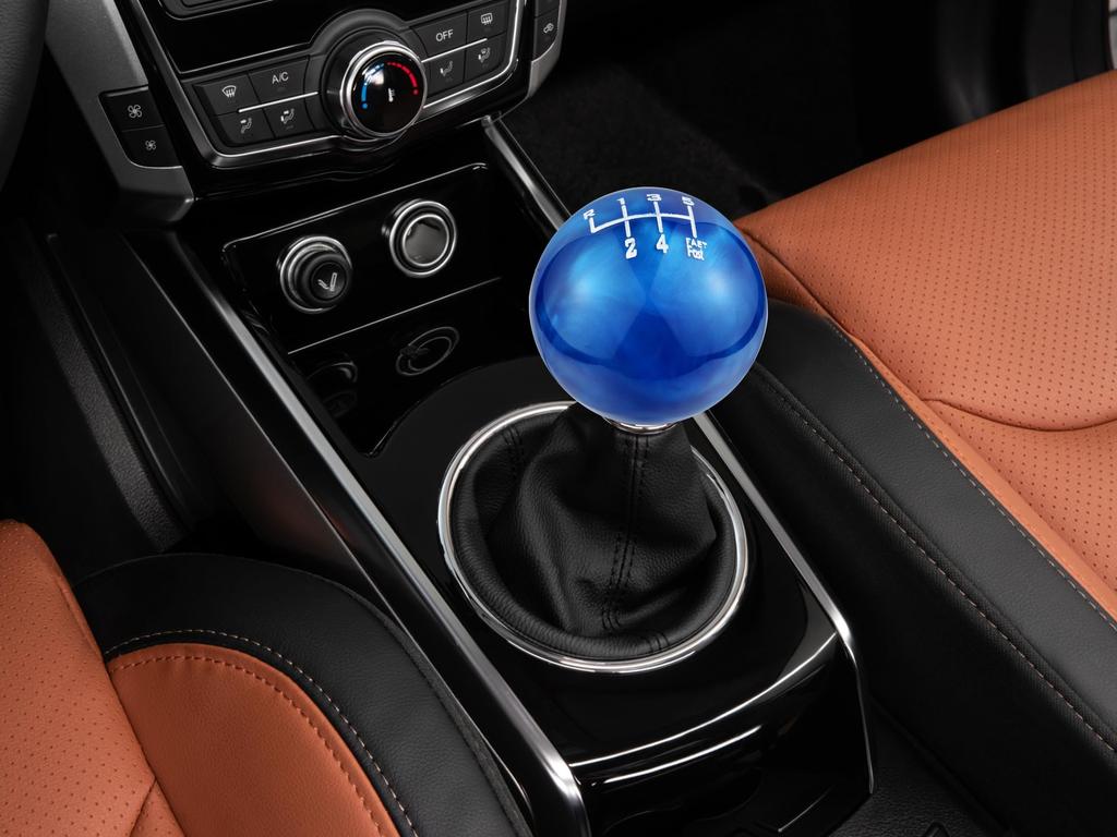 Abfer Car Shift Billiard Ball Shifter Stick with Steering Wheel Fits Most Cars and Blue 6-Speed Knob, Head, Automated/Manual Trucks,