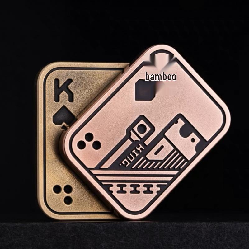 Pa Pa Coin Card Metal Decompression Sound Wave Handheld Toy