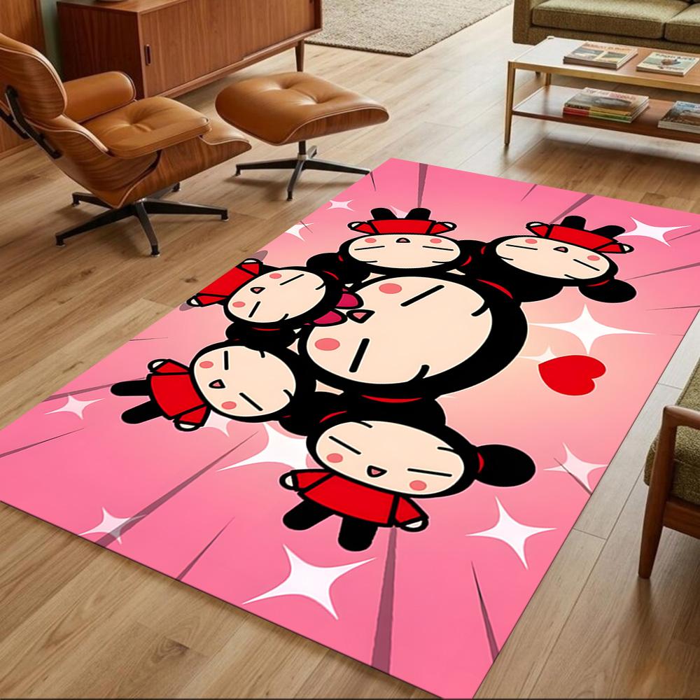 Pucca Large Mouse Pad Desk Mat Study Desk Mat Non-Slip Rubber Bottom Perfect Gift for Gamers