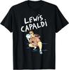 Unisex Erwachsene Lustiges Musik Lewis Capaldi Schneeleopard Grafik T-Shirt...