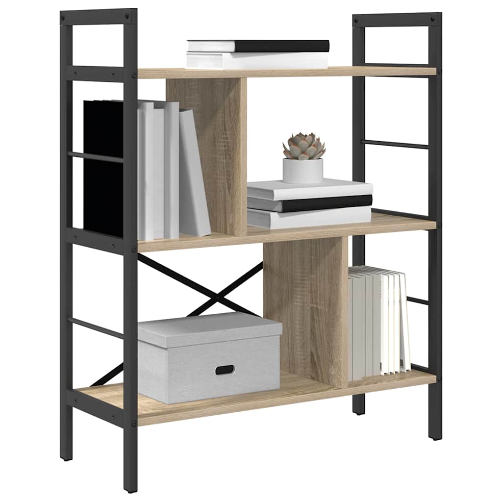 Bookshelf Sonoma Oak 75 x 30 x 91 cm Particleboard