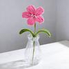 Yousheng Handmade Pipe Cleaner Flower Crafts Artificial Chenille Stems Lily Flower for Party Office Home Decor Forever Flower Gift for Valentine's Day