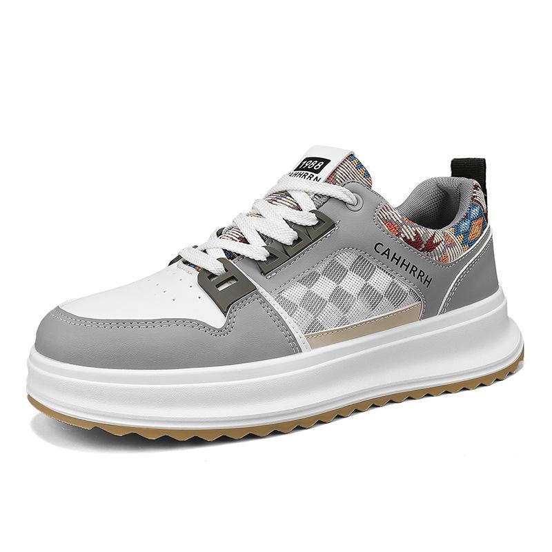Casual board shoes men's spring new men's shoes niche outdoor versatile platform low-top shoes sports shoes