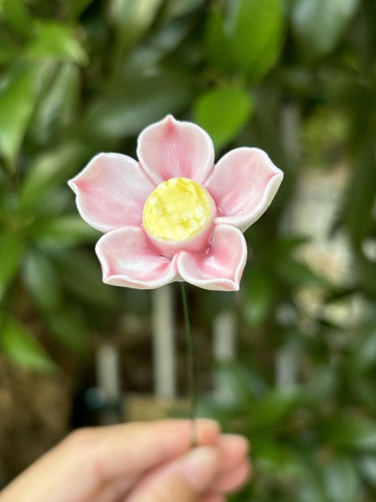 Handmade High-Temperature Ceramic Flower Bouquet Ornament