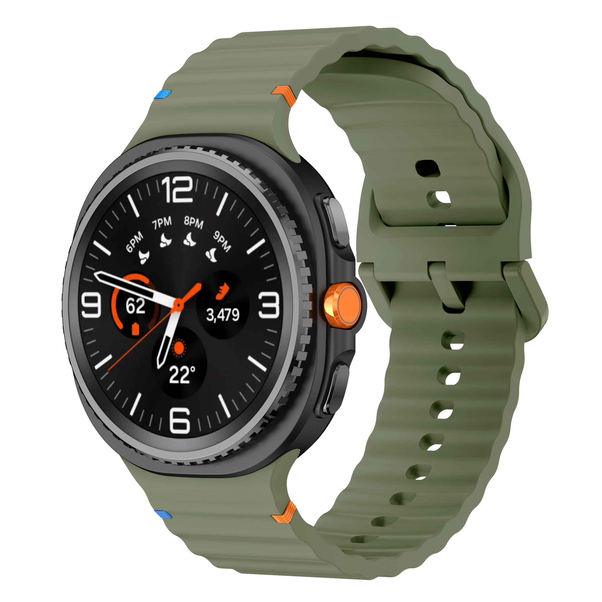 

Original Band for Samsung Galaxy Watch 8 strap 44mm 40mm sport Silicone No gaps Bracelet correa Galaxy Watch8 8 classic bands Galaxy Watch 8 44mm