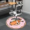 1PC Donut Pineapple Office Round Area Rug, Indoor Mat Suitable ForOffice, Under Office Chairs Bedroom Living Room Home Decor, Room Deco f175