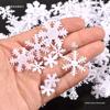 Mini Snowflake Christmas Craft Decorations 1-3cm - No Adhesive Back
