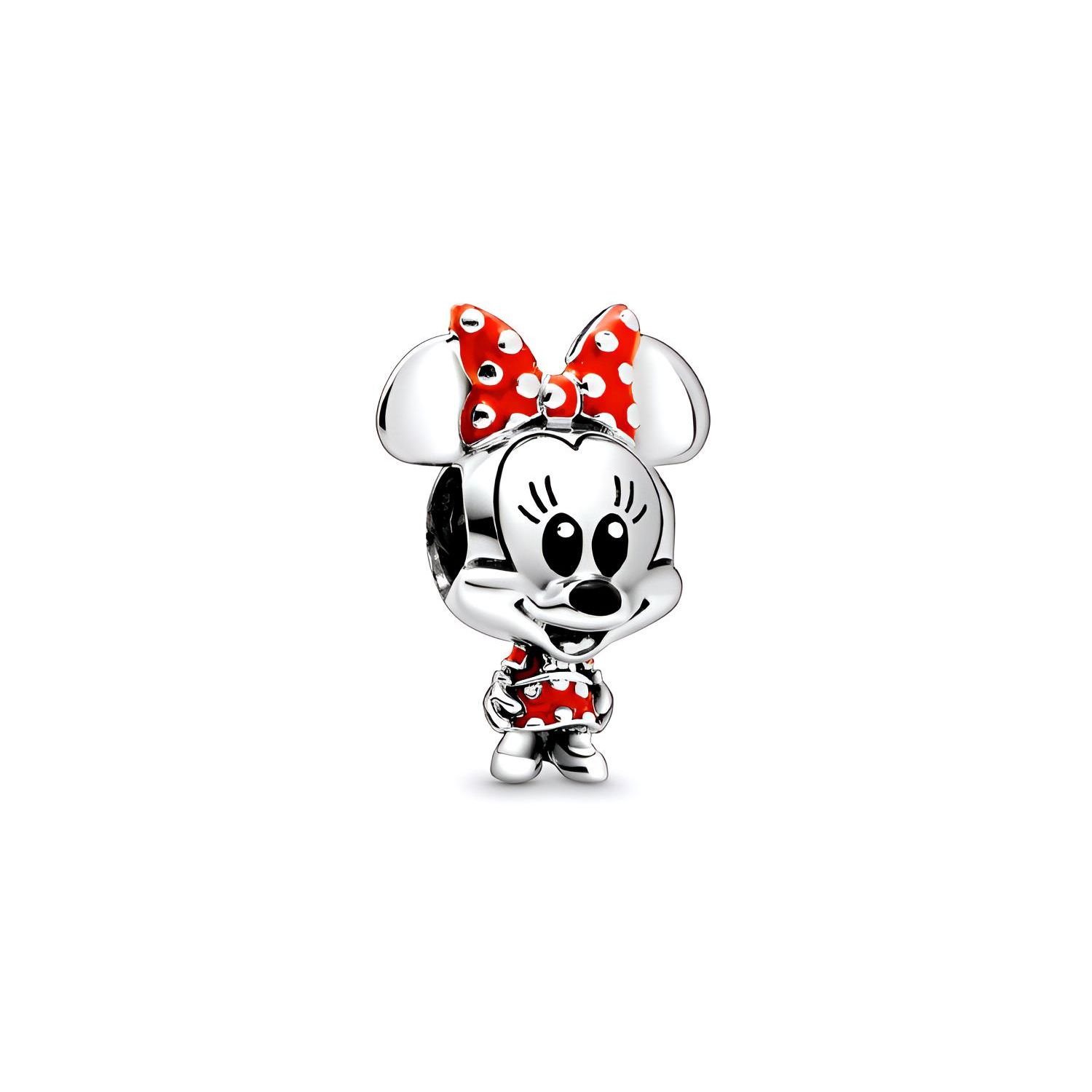 Pandora Disney Series Minnie Bow Charm Women Charm Silver 798880C02 Silver