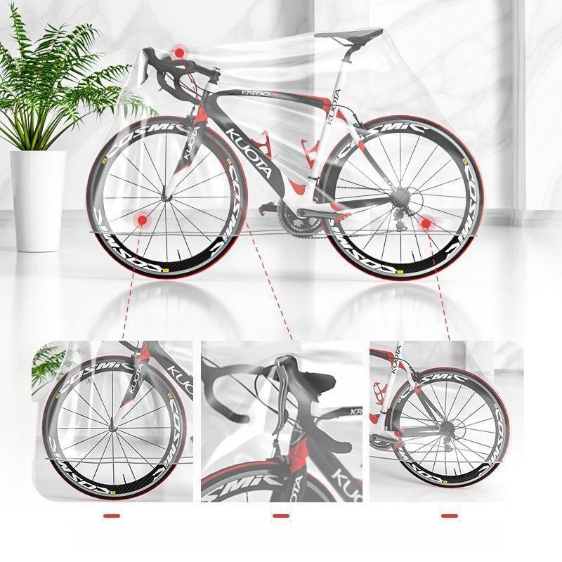 10pcs Disposable Mountain Road Bicycle Dustproof, Waterproof, Sunscreen, Rain Cover, Durable Bicycle Protective Cover, Sunshade