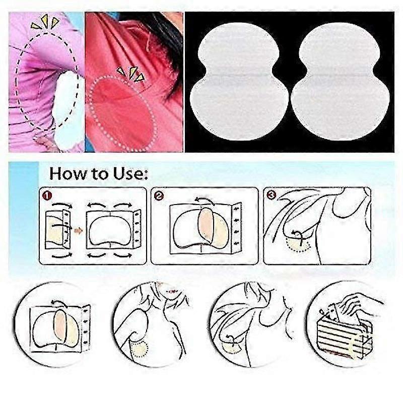 Armpit Pads 100 Pieces Underarm Sweat Pads Armpit Pads (100 Pieces)