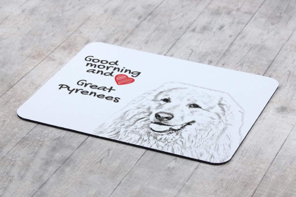 Pyrenean Mountain Dog, Great Pyrenees – Mouse pad with print, personalized dog-themed mouse pad | Art-Dog