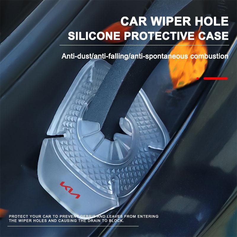 Car Windshield Wiper Protective Cover Dust Wiper Accessories For Kia Ceed Sorento Sportage Niro Optima Picanto Rio Morning Forte K8
