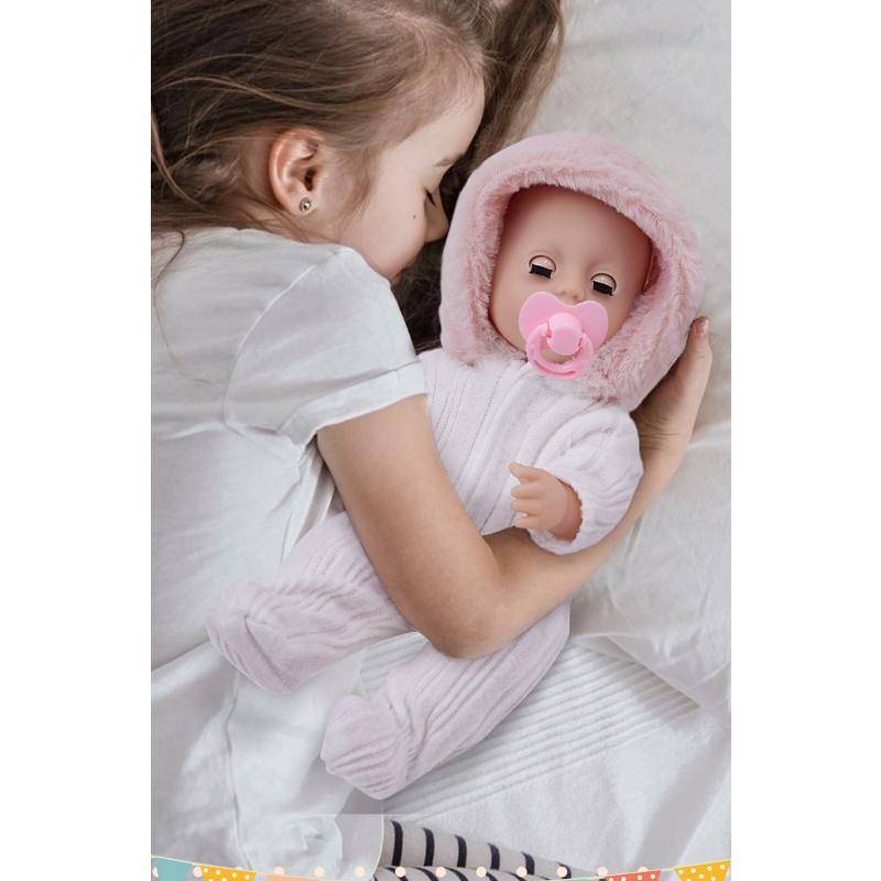 25CM Washable Lifelike Soft Hand-painted Simulation Baby Reborn Doll Children Accompany Play Doll