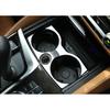 For BMW 5 Series G30 2018- ABS Silver Gear Water Cup Holder Panel Cover Trim