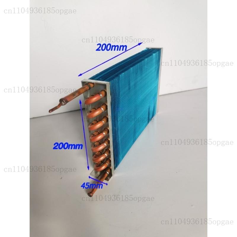 Refrigerator Freezer Evaporator 1/4 Hp Radiator 1/8 Freezer Air Cooling, Condenser, Copper Tube Condenser Small 200   200   45