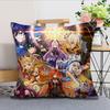 Ororon Genshin Impact Pillow Case Fan Style Square Home Decor Cushion Cover Design Printed