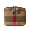 Canvas Cowhide Small Change Purse Ins Style Simple Portable Neck Hanging Lipstick Makeup Bag Leather Earphone